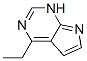 63205-44-7,1H-Pyrrolo[2,3-d]pyrimidine, 4-ethyl- (9CI)