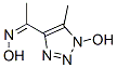 632298-54-5,Ethanone, 1-(1-hydroxy-5-methyl-1H-1,2,3-triazol-4-yl)-, oxime (9CI)