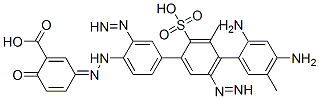 6330-91-2,(3Z)-3-[[4-[4-(2,4-diamino-5-methyl-phenyl)diazenyl-3-methyl-2-sulfo-phenyl]diazenylphenyl]hydrazinylidene]-6-oxo-cyclohexa-1,4-diene-1-carboxylic acid