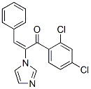 63334-76-9,2-Propen-1-one,  1-(2,4-dichlorophenyl)-2-(1H-imidazol-1-yl)-3-phenyl-,  (E)-  (9CI)
