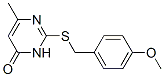 63384-61-2,2-(4-METHOXY-BENZYLSULFANYL)-6-METHYL-3H-PYRIMIDIN-4-ONE