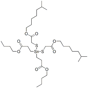 63397-60-4,dibutyl 3,3'-[bis[[2-(isooctyloxy)-2-oxoethyl]thio]stannylene]dipropionate