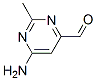 6344-35-0,4-Pyrimidinecarboxaldehyde, 6-amino-2-methyl- (9CI)
