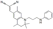 63467-15-2,6-(2,2-dicyanovinyl)-3,4-dihydro-2,2,4,7-tetramethyl-N-phenyl-2H-quinoline-1-propylamine