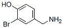 63491-88-3,3-BROMO-4-HYDROXYBENZYLAMINE
