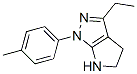 635285-88-0,Pyrrolo[2,3-c]pyrazole, 3-ethyl-1,4,5,6-tetrahydro-1-(4-methylphenyl)- (9CI)