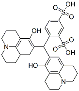 63549-43-9,4-[bis(2,3,6,7-tetrahydro-8-hydroxy-1H,5H-benzo[ij]quinolizin-9-yl)methyl]benzene-1,3-disulphonic acid