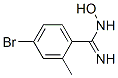 635702-27-1,4-BROMO-N-HYDROXY-2-METHYL-BENZAMIDINE
