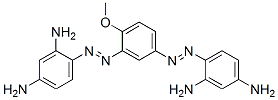 6358-83-4,4,4'-[(4-methoxy-1,3-phenylene)bis(azo)]bisbenzene-1,3-diamine