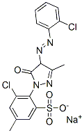 6359-55-3,sodium 5-chloro-4-[4-[(2-chlorophenyl)azo]-4,5-dihydro-3-methyl-5-oxo-1H-pyrazol-1-yl]toluene-3-sulphonate