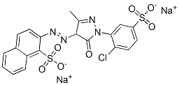 6359-95-1,disodium 2-[[1-(2-chloro-5-sulphonatophenyl)-4,5-dihydro-3-methyl-5-oxo-1H-pyrazol-4-yl]azo]naphthalene-1-sulphonate
