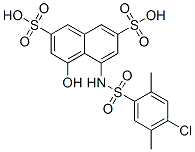 6361-35-9,8-(2,5-dimethyl-4-chlorophenylsulfonamido)-1-naphthol-3,6-disulfonic acid