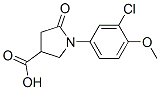 63674-98-6,1-(3-CHLORO-4-METHOXYPHENYL)-5-OXO-3-PYRROLIDINECARBOXYLIC ACID