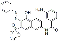 6369-35-3,sodium 7-[(3-aminobenzoyl)amino]-4-hydroxy-3-(phenylazo)naphthalene-2-sulphonate