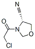 637018-78-1,4-Oxazolidinecarbonitrile, 3-(chloroacetyl)-, (4R)- (9CI)