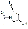 637018-81-6,2-Pyrrolidinecarbonitrile, 1-(chloroacetyl)-4-hydroxy-, (2S,4R)- (9CI)