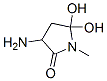 637019-99-9,2-Pyrrolidinone, 3-amino-5,5-dihydroxy-1-methyl- (9CI)