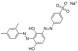 6371-84-2,sodium 4-[[3-[(2,4-dimethylphenyl)azo]-2,4-dihydroxyphenyl]azo]benzenesulphonate
