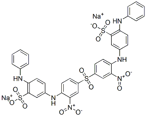 6373-79-1,disodium 3,3'-[sulphonylbis[(2-nitro-p-phenylene)imino]]bis[6-anilinobenzenesulphonate]