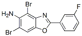 637302-87-5,4,6-DIBROMO-2-(3-FLUOROPHENYL)-1,3-BENZOXAZOL-5-AMINE