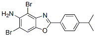637302-99-9,4,6-DIBROMO-2-(4-ISOPROPYLPHENYL)-1,3-BENZOXAZOL-5-AMINE