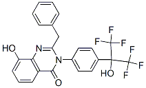 637345-58-5,4(3H)-Quinazolinone,  8-hydroxy-2-(phenylmethyl)-3-[4-[2,2,2-trifluoro-1-hydroxy-1-(trifluoromethyl)ethyl]phenyl]-
