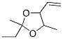 63759-56-8,1,3-Dioxolane,  4-ethenyl-2-ethyl-2,5-dimethyl-