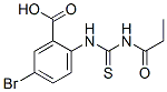 637728-14-4,5-BROMO-2-[[[(1-OXOPROPYL)AMINO]THIOXOMETHYL]AMINO]-BENZOIC ACID