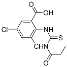 637728-33-7,3,5-DICHLORO-2-[[[(1-OXOPROPYL)AMINO]THIOXOMETHYL]AMINO]-BENZOIC ACID