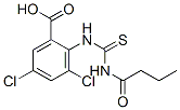 637728-34-8,3,5-DICHLORO-2-[[[(1-OXOBUTYL)AMINO]THIOXOMETHYL]AMINO]-BENZOIC ACID