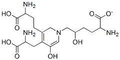63800-01-1,2-amino-6-[4-(2-amino-2-carboxy-ethyl)-5-(3-amino-3-carboxy-propyl)-3-hydroxy-pyridin-1-yl]-5-hydroxy-hexanoate