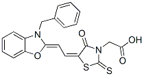 63815-90-7,5-[(3-benzylbenzoxazol-2(3H)-ylidene)ethylidene]-4-oxo-2-thioxothiazolidin-3-acetic acid