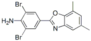 638158-91-5,2,6-DIBROMO-4-(5,7-DIMETHYL-1,3-BENZOXAZOL-2-YL)ANILINE