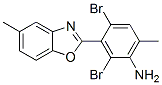 638159-39-4,2,4-DIBROMO-6-METHYL-3-(5-METHYL-1,3-BENZOXAZOL-2-YL)ANILINE
