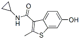 638216-97-4,Benzo[b]thiophene-3-carboxamide, N-cyclopropyl-6-hydroxy-2-methyl- (9CI)