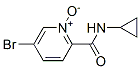 638219-79-1,2-Pyridinecarboxamide,5-bromo-N-cyclopropyl-,1-oxide(9CI)