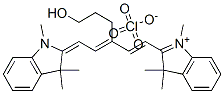 63899-25-2,2-[(1E,3E)-3-(3-HYDROXYPROPYL)-5-(1,3,3-TRIMETHYL-1,3-DIHYDRO-2H-INDOL-2-YLIDENE)-1,3-PENTADIENYL]-1,3,3-TRIMETHYL-3H-INDOLIUM PERCHLORATE