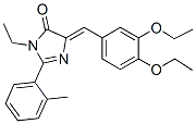 639005-97-3,4H-Imidazol-4-one,  5-[(3,4-diethoxyphenyl)methylene]-3-ethyl-3,5-dihydro-2-(2-methylphenyl)-