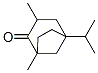 639061-04-4,Bicyclo[3.2.1]octan-2-one, 1,3-dimethyl-5-(1-methylethyl)- (9CI)