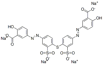 6391-20-4,tetrasodium 5,5'-[thiobis[(3-sulphonato-p-phenylene)azo]]disalicylate