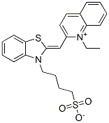 63912-44-7,1-ethyl-2-[[3-(4-sulphonatobutyl)-3H-benzothiazol-2-ylidene]methyl]quinolinium