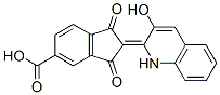 6396-90-3,2-(3-hydroxy-2(1H)-quinolylidene)-1,3-dioxoindan-5-carboxylic acid