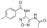 640238-19-3,Benzamide, N-[4-(acetylamino)-1,2,5-oxadiazol-3-yl]-4-methyl- (9CI)