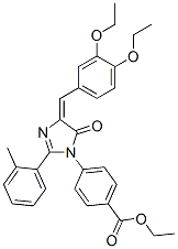 640250-09-5,Benzoic  acid,  4-[4-[(3,4-diethoxyphenyl)methylene]-4,5-dihydro-2-(2-methylphenyl)-5-oxo-1H-imidazol-1-yl]-,  ethyl  ester