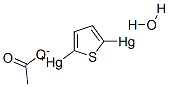 64048-08-4,acetic acid: (5-mercuriothiophen-2-yl)mercury: hydrate