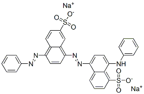 6406-30-0,disodium 8-(phenylamino)-5-[[4-(phenylazo)-7-sulphonato-1-naphthyl]azo]naphthalenesulphonate
