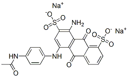 6406-75-3,disodium 5-(p-acetamidoanilino)-8-amino-9,10-dihydro-9,10-dioxoanthracene-1,7-disulphonate