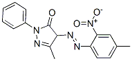 6407-77-8,2,4-dihydro-5-methyl-4-[(4-methyl-2-nitrophenyl)azo]-2-phenyl-3H-pyrazol-3-one