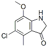 6411-59-2,4-methyl-5-chloro-7-methoxy-3-indolinone