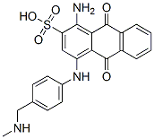 64135-01-9,1-amino-9,10-dihydro-4-[[4-[(methylamino)methyl]phenyl]amino]-9,10-dioxoanthracene-2-sulphonic acid